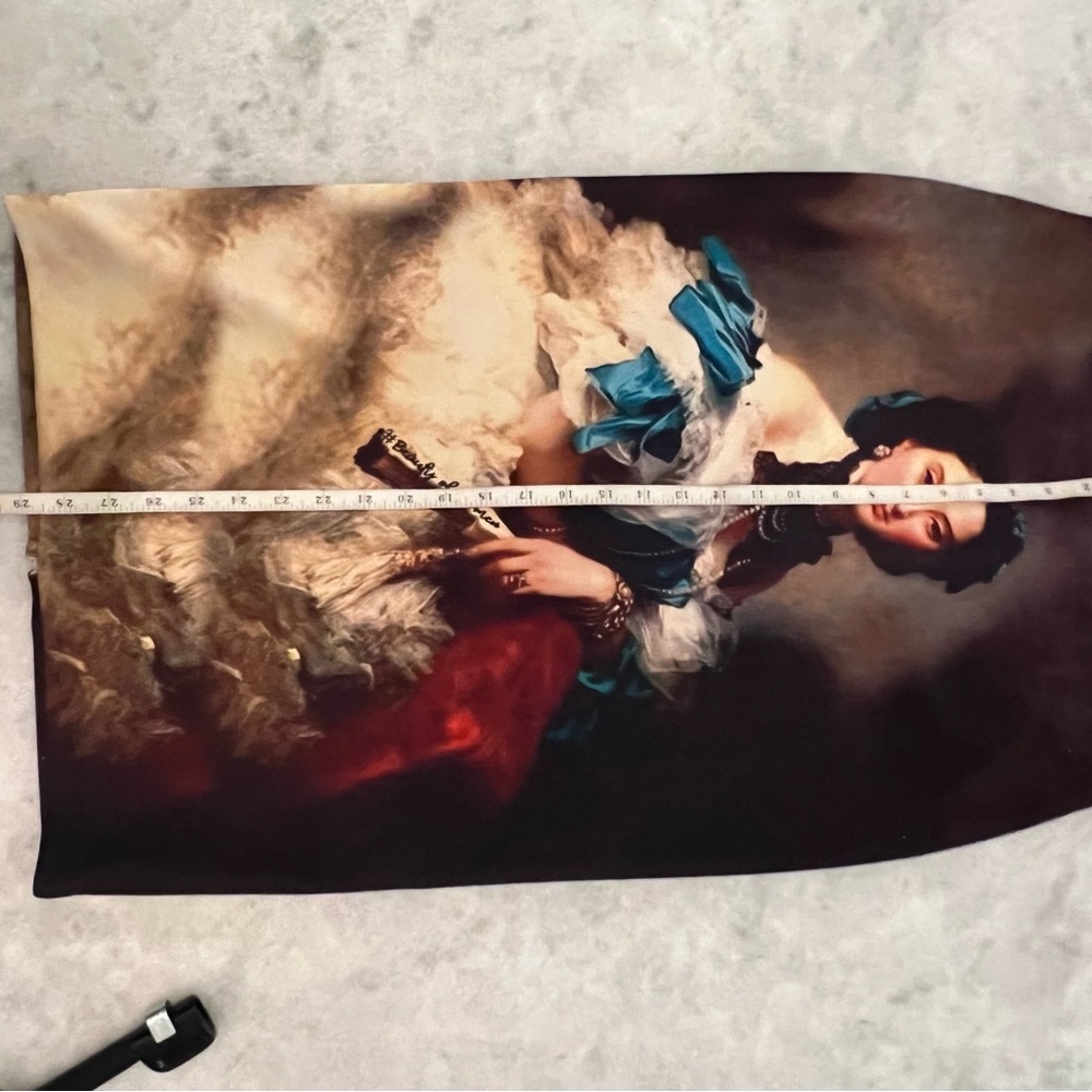 Renaissance Art Print Pencil Skirt - Picture 6 of 11
